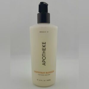 Apotheke Grapefruit Blossom Liquid Soap 10 oz Plant Based Hand Soap Brooklyn NY